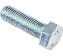 Болт Стройбат DIN 933 М16x40 белый цинк 15 шт 305520