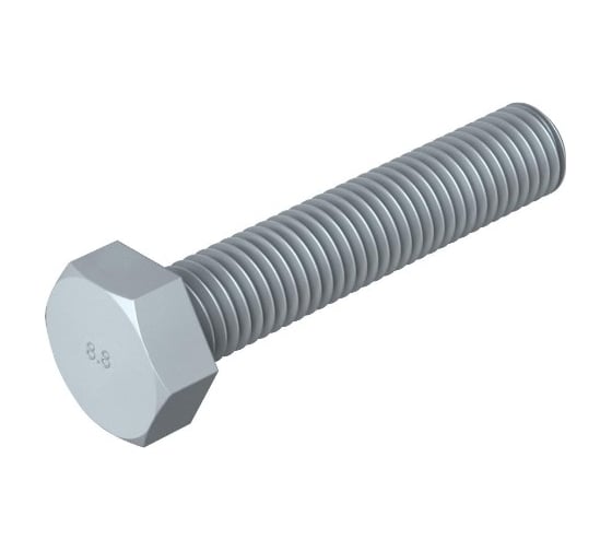Болт с шестигранной головкой OBO Bettermann DIN 933 SKS M12x60 мм, ZL, 50 шт. в упаковке 3156794 1