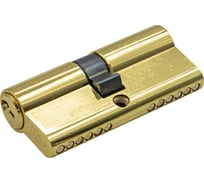 Цилиндровый механизм РемоКолор 70 мм, PB, ключ-ключ, англ. ключ 70-1-571