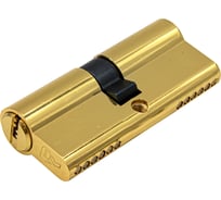 Цилиндровый механизм РемоКолор 70 мм, PB, ключ-ключ, перф. ключ 70-1-171