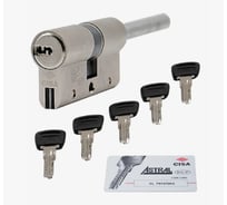 Цилиндр CISA Astral S 90 мм, 60x30, ключ-шток, никель, 5 ключей 1.0A3S7.87.0.12.CL.C5
