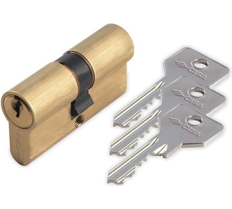 Цилиндр CISA серии С2000, ключ-ключ, 80 мм, (40x40), лаунь 1.0G300.18.0