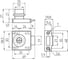 Замок мебельный GTV №338 с защелкой, металлический ключ ZZ-ZN-338-01-S 2