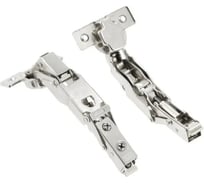 Петля GTV SILENTO PRO 155 градусов угловая самозакрывающаяся с ответной планкой H-0, без еврошурупа ZM-HCSLKT155-3DBEO