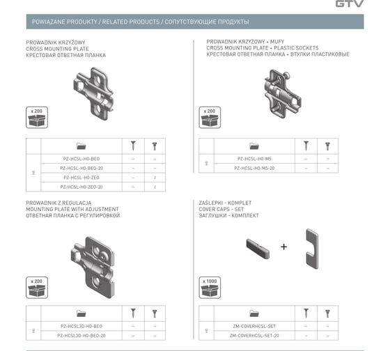 Петля GTV SILENTO PRO ZM-HCSLRALU09-3DBEO накладная для алюминиевых рамок самозакрывающаяся с клипом с ответной планкой H-0, без еврошурупа, черная ZM-HCSLRALU09-3DBEO-20