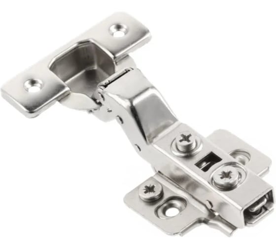 Петля GTV SILENTO PRO внутренняя клиповая без пружины, с ответной планкой H-0, с 3D регулировкой, без еврошурупа ZP-SLCA07-3DBEO 1