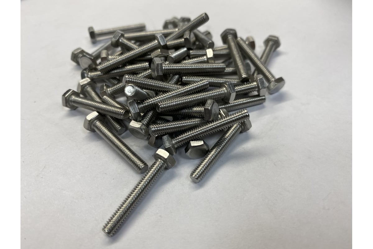 Болт Метиз-Эксперт М8х50 нерж. А2 DIN 933 уп. 100 шт. БП-00024421 в ...