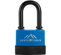 Замок навесной всепогодный vertextools 70мм, удлиненная дужка 7024-70