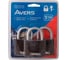 Замки навесные AVERS PD-01-63-Blister (3Locks+3Keys) 30921 2