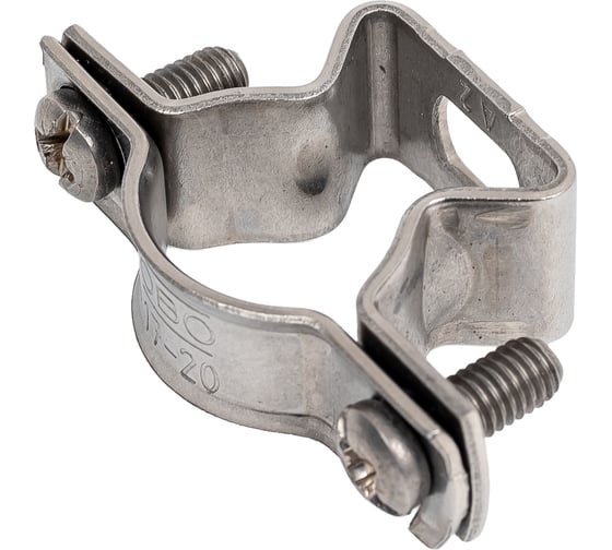 Дистанционная крепежная скоба OBO Bettermann 17-20 мм (с продольным отверстием) из нержавеющей стали А2, 25 шт. в упаковке 1362984 1