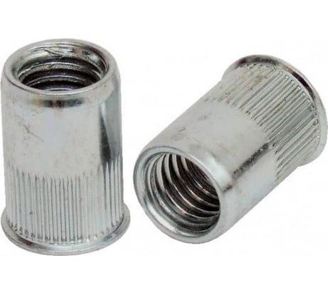 Заклепка резьбовая STARFIX М4, уменьшенный бортик, белый цинк, 50 шт. SMZ1-06856-50