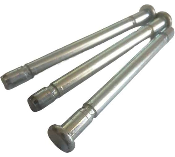 Штифт цилиндрический с шляпкой и с двумя проточками ТРИЗАМ 5x64 мм, сталь оцинкованная, 20 шт. TRZ0530 1