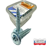 Саморез по металлу усиленный ЖЕСТЬ "Русский Саморез", с прессшайбой, острый, 4,2x16, 600 шт., контейнер УТ-00011210