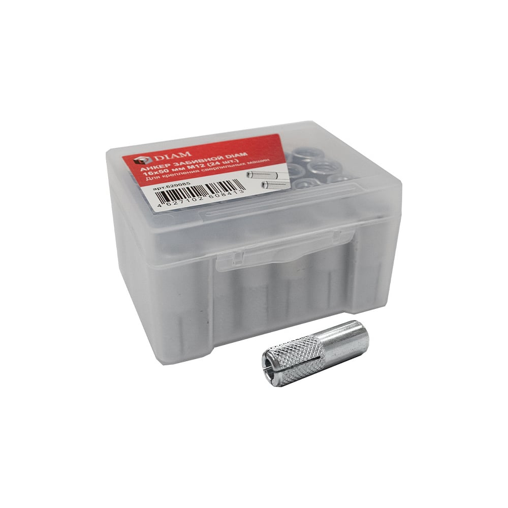 Купить Забивной анкер Diam М12 24 шт 620085 по цене от 708 р., длина ...