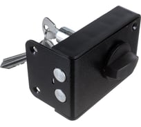 Накладной замок ЗЕНИТ ЗН-1-3-1 черный 18284