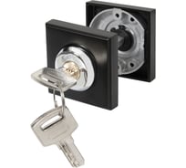 Ручка поворотная с фиксацией ключом AJAX BK6.FIX.JK BL-24 черный 49807