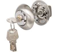 Ручка поворотная с фиксацией ключом AJAX BK6.FIX.JR SN-3 матовый никель 49815