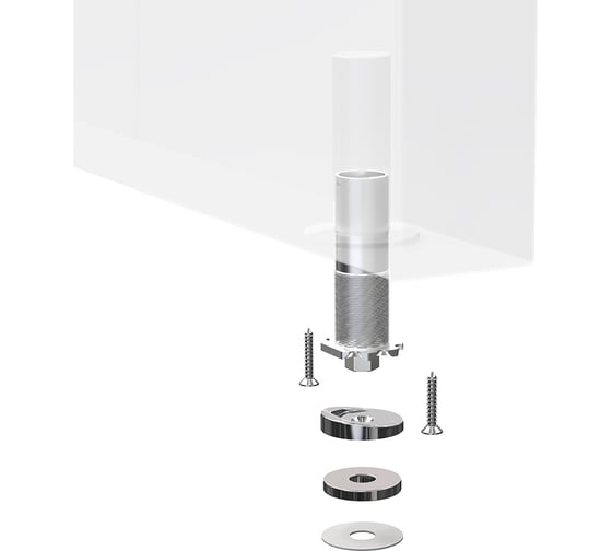 Упор дверной скрытый ARMADILLO MAX INOX 49179