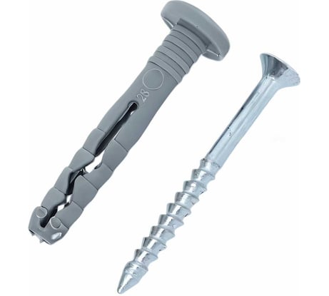 Дюбель-гвоздь Gigant 6x40 грибовидная манжета полипропилен 500 шт 123854