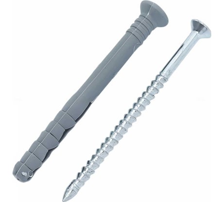 Дюбель-гвоздь Gigant 6x60 потайная манжета полипропилен 100 шт 123855