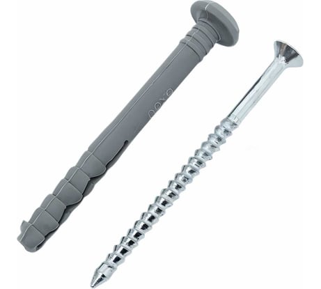 Дюбель-гвоздь Gigant 6x60 грибовидная манжета полипропилен 100 шт 123859