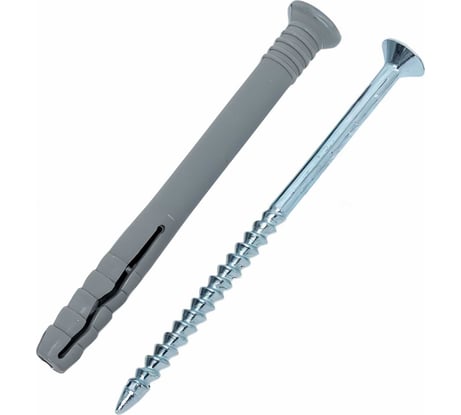 Дюбель-гвоздь Gigant 8x80 потайная манжета полипропилен 500 шт 123860