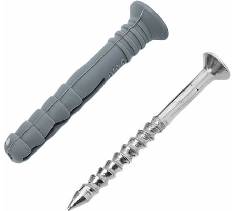 Дюбель-гвоздь Gigant 6x40 потайная манжета полипропилен 150 шт 123862