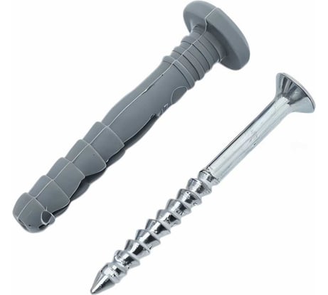 Дюбель-гвоздь Gigant 6x40 грибовидная манжета полипропилен 300 шт 123863