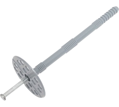 Дюбель для теплоизоляции Gigant (гриб) 10x160 с металлическим гвоздём 250 шт 123867