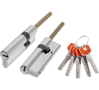 Цилиндр с термоштоком FUARO D-PROTERM507/90 мм, (55+10+25) термошток 8x65 мм CP, 5 ключей 48949