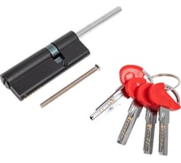 Цилиндровый механизм FUARO D-PRO5007 Tang 85 w/k 50+10+25 BL-24 черный, 5 ключей без вертушки 49755