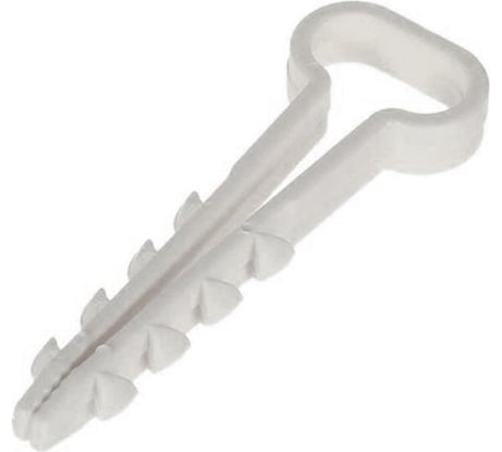 Дюбель-хомут ПЭМИ 5-10 для пл. кабеля, белый 100 шт. X7902895