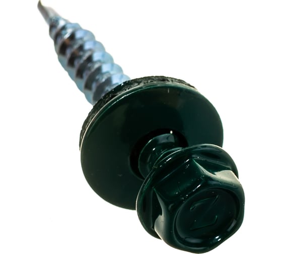 Кровельный саморез Tech-Krep КРс ZP 4.8x35 6005 зеленый 200 шт. 00002696