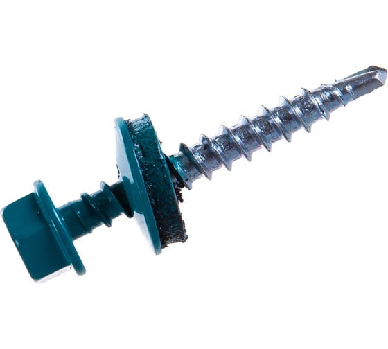 Кровельный саморез Tech-Krep КРс ZP 4.8x35 5021 морск. волна 250 шт. УТ-00014119