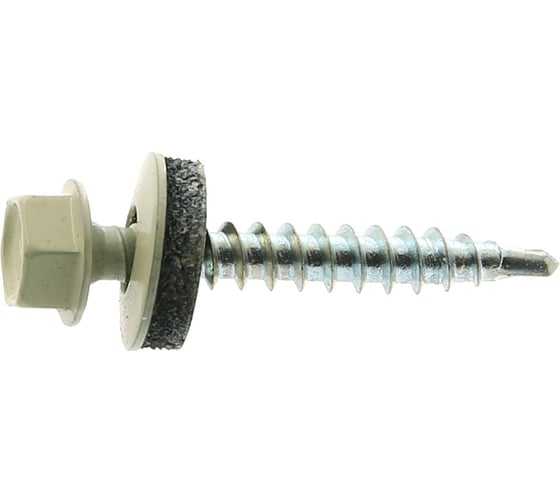 Кровельный саморез Tech-Krep КРс ZP 4.8x35 1015 светл. слонов. кость 250 шт. R УТ-00012078