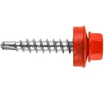 Саморез Haupt 4,8x35 мм, крашеный, 250 шт., ярко-красный (RAL 3020) 4673729052474