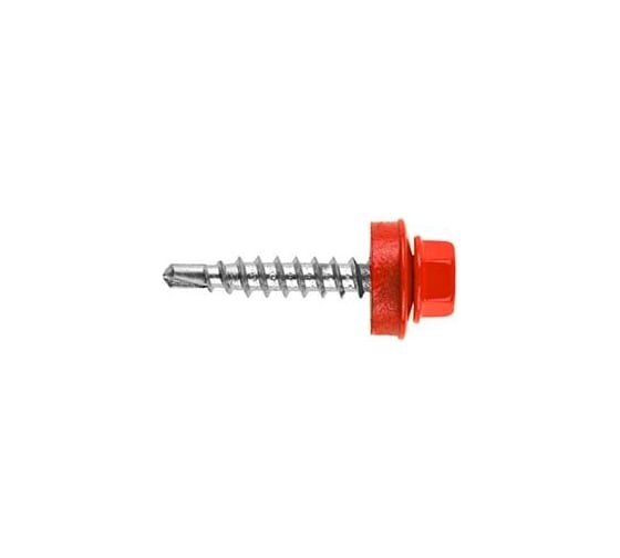 Саморез Haupt 4,8x35 мм, крашеный, 250 шт., ярко-красный (RAL 3020) 4673729052474
