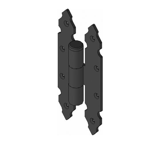 Накладная петля Amig черная 9100-200х90х4