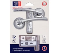 Комплект ручек с защелкой без запирания PUNTO LM/A SET45R.TL54.ARDEA/HD CP-8 хром 45641