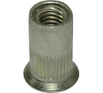 Заклепка-гайка ЦКИ М6х15.5 потайн. рифл. СТ. Ц под пакет 1.8-4.0 мм, 500 шт. 50413