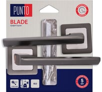 Ручка раздельная PUNTO LM/A K.QR52.BLADE/HD GR/CP-23 графит/хром 45531