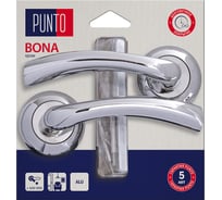 Ручка раздельная PUNTO LM/A R.TL54.BONA/HD CP-8 хром 45533