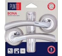 Ручка раздельная PUNTO LM/A R.TL54.BONA/HD SN/CP-3 матовый никель/хром 45535