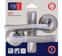 Ручка раздельная PUNTO LM/A R.TL54.JET/HD SN/CP-3 матовый никель/хром 45585
