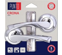 Ручка раздельная PUNTO LM/A R.TL54.CRONA/HD CP-8 хром 45551