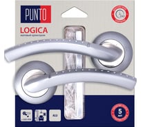 Ручка раздельная PUNTO LM/A R.TL54.LOGICA/HD SC/CP-16 матовый хром/хром 45591