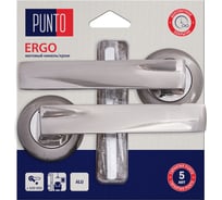 Ручка раздельная PUNTO LM/A R.TL54.ERGO/HD SN/CP-3 матовый никель/хром 45563