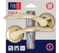 Ручка раздельная PUNTO LM/A R.TL54.VIOLA/HD SG/GP-4 матовое золото/золото 45747