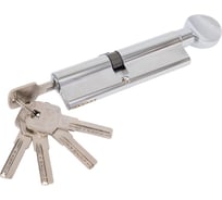 Цилиндровый механизм PUNTO Z3002Knob110 (45+10+55) с вертушкой CP хром 48049