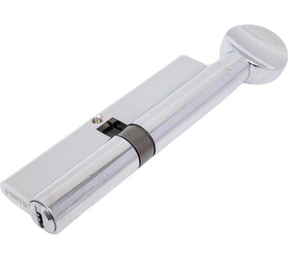 Цилиндровый механизм PUNTO Z3002Knob110 (45+10+55) с вертушкой CP хром 48049